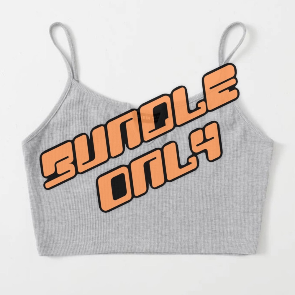 BUNDLE ONLY Shein Rib-knit notched cami top